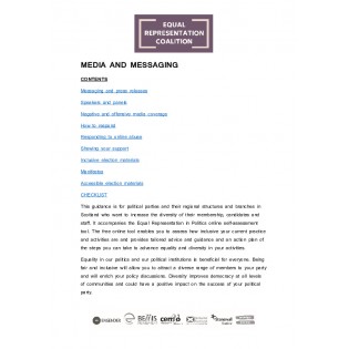 Media and Messaging: Guidance Pdf