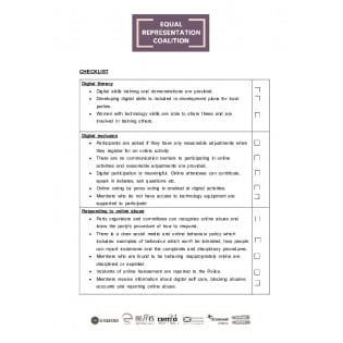 Online Activities: Checklist Pdf