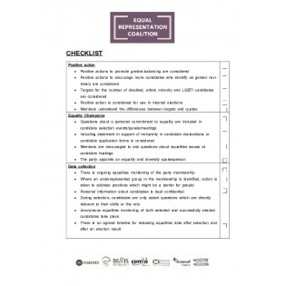 Selecting Candidates: Checklist Pdf